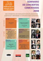 Seminario de Conciertos Comentados en el Auditorio Francis Poulenc